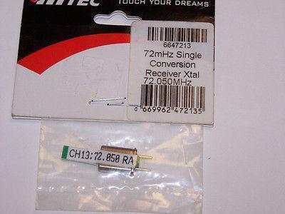 HITEC SINGLE CONVERSION RECEIVER CRYSTAL FM (72.050MHz) CH. 13 #6647213