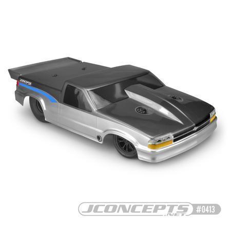 J Concepts - 2002 Chevy S10 Drag Truck Street Eliminator Clear Body