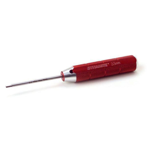 Machined Hex Driver, Red: 2.5mm (DYN2902)