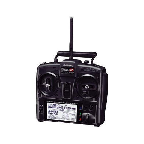 Sanwa EXEZS Z 4-channel stick Transmitter w/ 471 Receiver - no servos (SNW101A31271A)