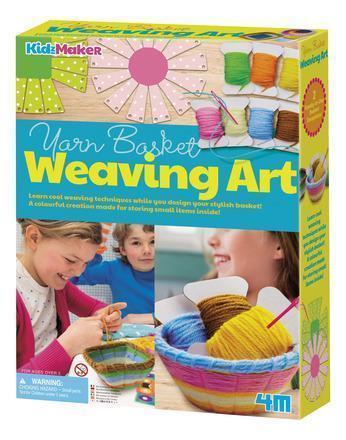 Yarn Basket Weaving Art