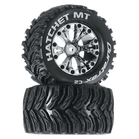 Hatchet MT 2.8" 2WD Mounted Rear Tires, Chrome