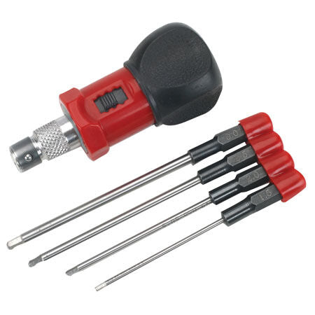 4-Piece Metric Hex Wrench Set with Handle - DYN2930