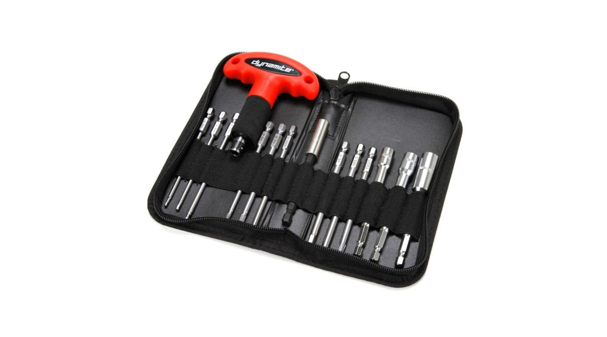 Deluxe 1/4" Large Scale Tool Set with Handle: 100/110mm (DYNT1074)