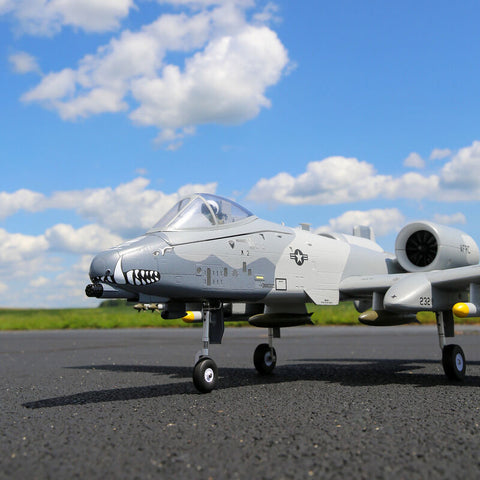 A-10 Thunderbolt II Twin 64mm EDF BNF Basic with AS3X and SAFE Select - EFL011500