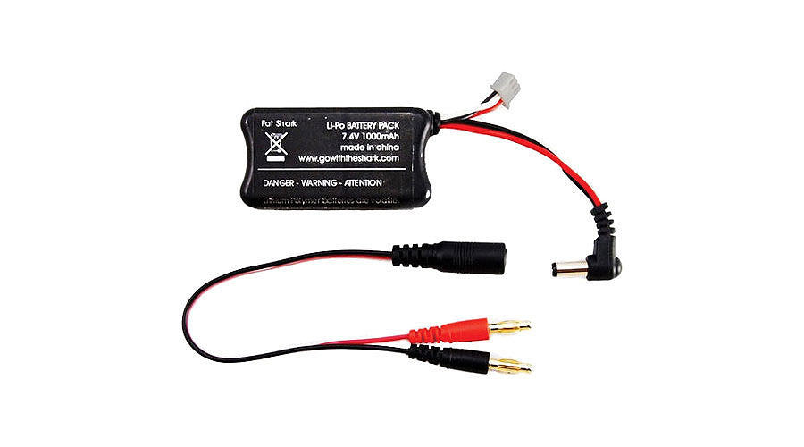 1A 7V4 Headset Battery Pack by FAT SHARK RC VISION SYSTEMS
