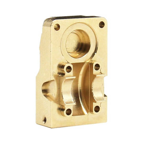 Brass Diff Cover with Stainless Steel Skid Plate: SCX24