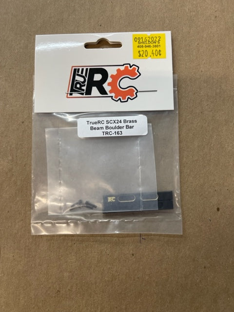 TrueRc SCx24 Brass beam boulder bar TRC-163