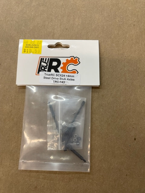 True Rc Scx24 steel rive stub axles TRC-143