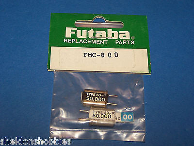 FUTABA D/C CRYSTAL SET (FM 50.840) TX/RX CHANNEL 02 #FMC-802