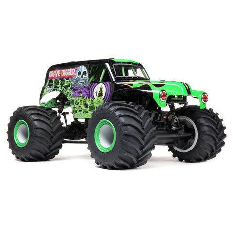 LMT 4WD Solid Axle Monster Truck RTR, Grave Digger - LOS04021T1
