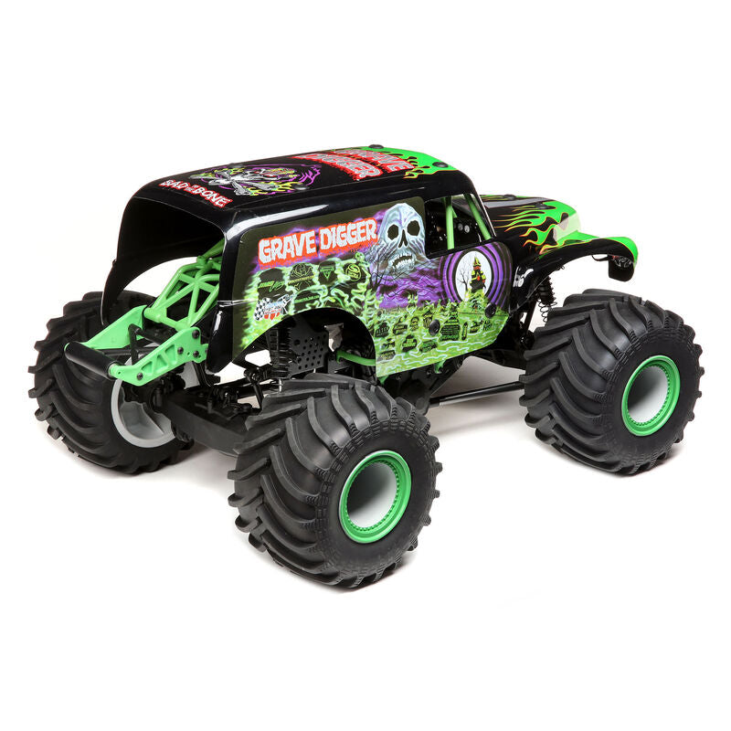 LMT 4WD Solid Axle Monster Truck RTR, Grave Digger