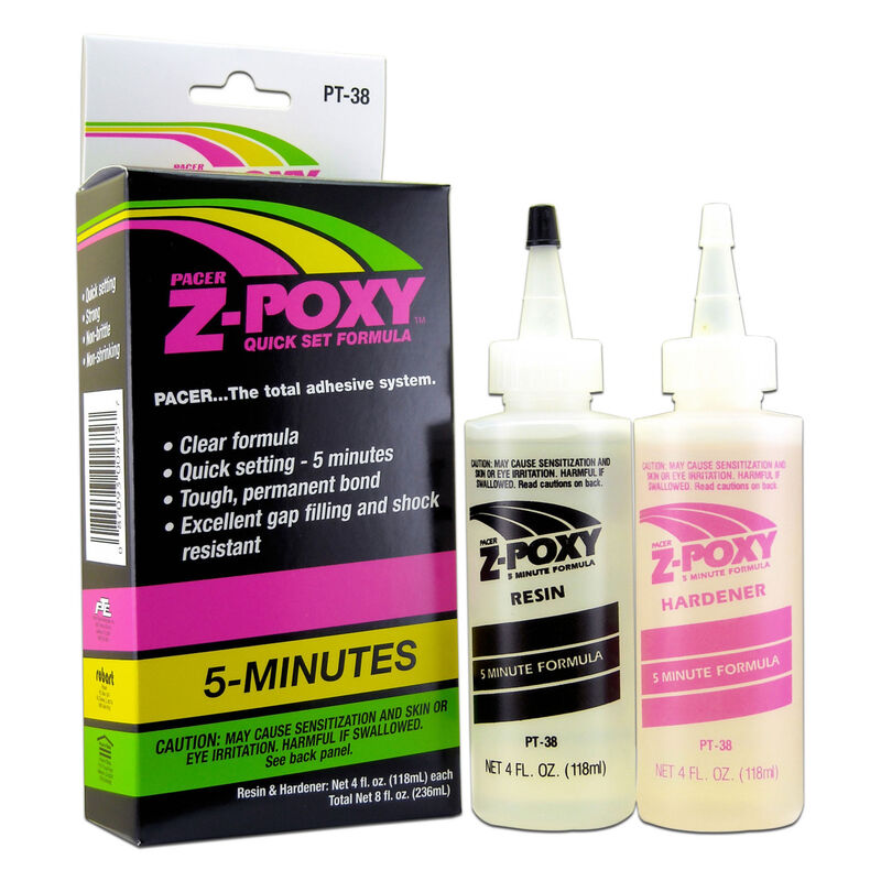 Z-Poxy 5 Minute Epoxy, 8 oz - PAAPT38