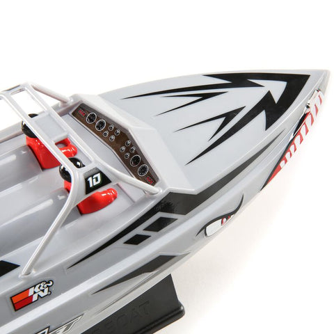 Sprintjet 9 Self-Righting Deep-V Jet Boat Brushed RTR Silver