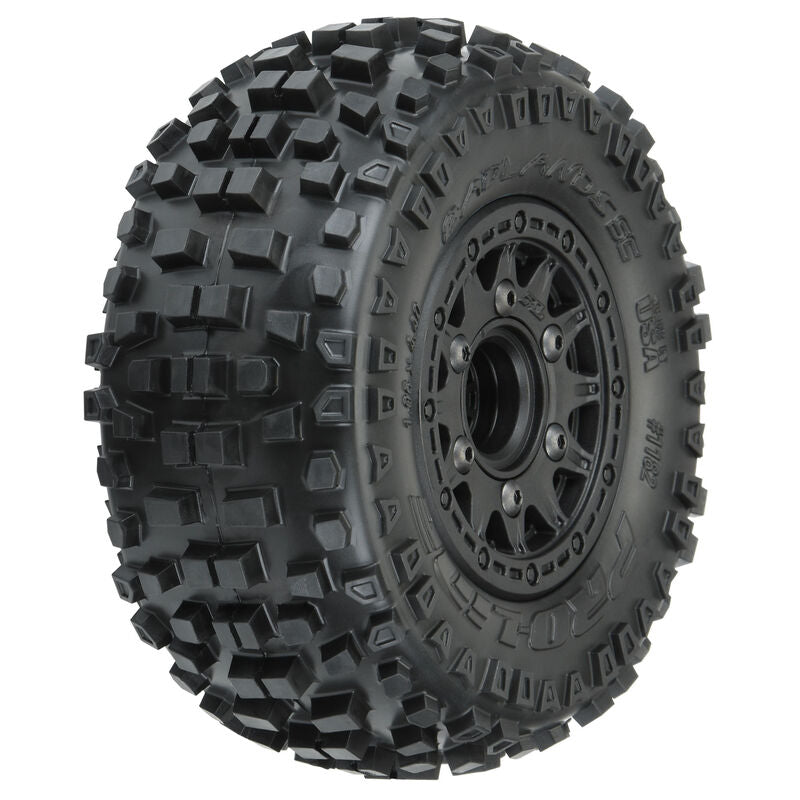 Badlands SC MTD Raid Tires, 6x30 (2): Slash 2WD, 4WD F/R