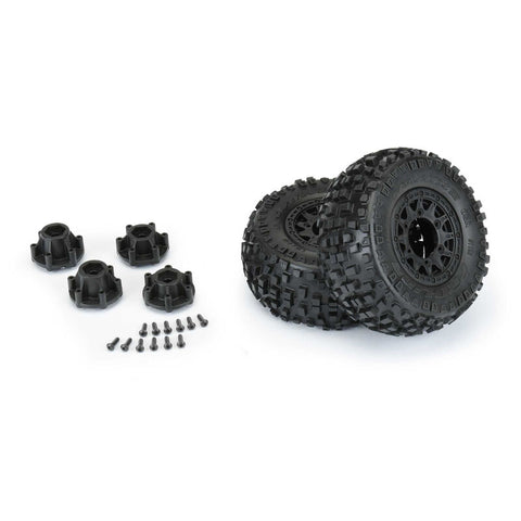 Badlands SC MTD Raid Tires, 6x30 (2): Slash 2WD, 4WD F/R
