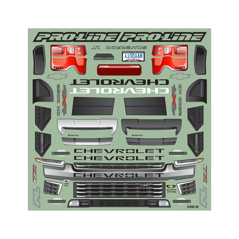 1/8 2021 Chevy Silverado 2500 HD Clear Body: E-REVO 2.0 & MAXX - PRO358200