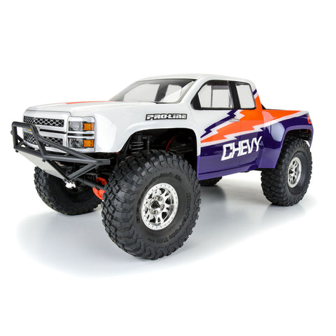 1/10 2015 Chevy Silverado Pre-Runner Clear Body 12.3" WB Crawlers - PRO360100