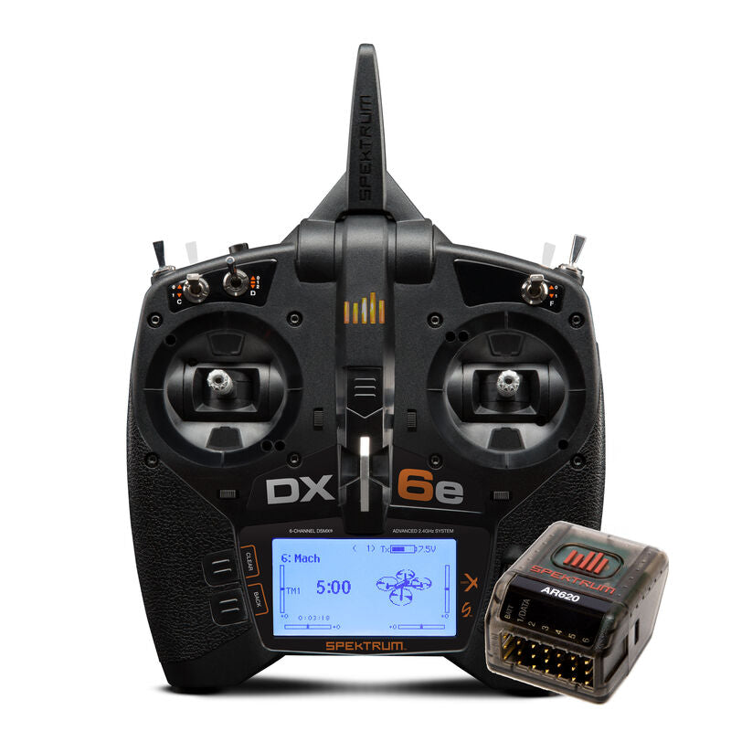 DX6e 6-Channel DSMX Transmitter with AR620 - SPM6655