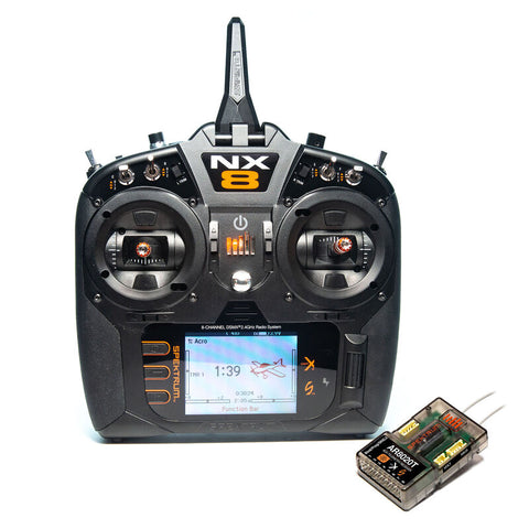 NX8 8-Channel DSMX Transmitter with AR8020T RX