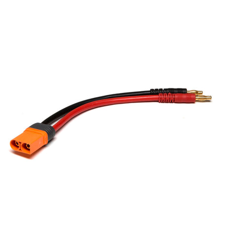 Adapter: IC5 Device / 4mm Male Bullets with 6" Wires, 10 AWG