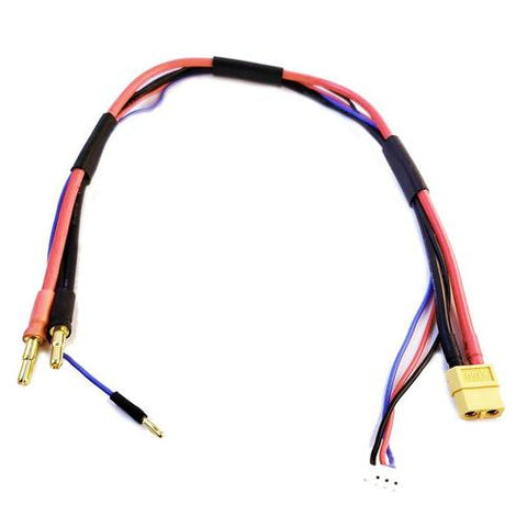 Lead Charge Cable XT60 Female to 4/5 mm push down connectors, 7 pin balance, 18 Inch Length