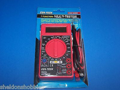 CEN-TECH 7-FUNCTION DIGITAL MULTI-TESTER #90899