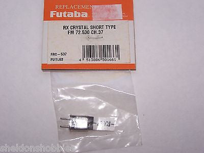 FUTABA CRYSTAL SHORT TYPE (FM 72.530) RX CHANNEL 37 #FRC-537