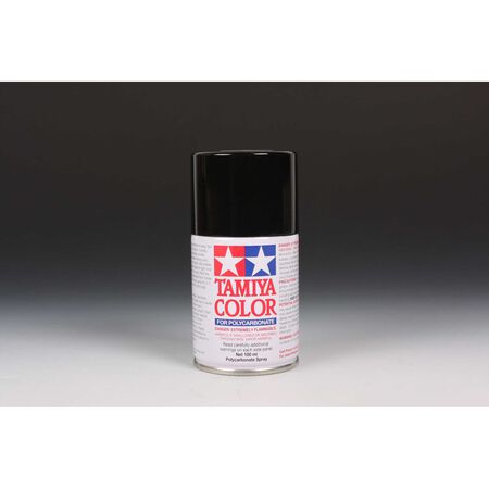 Tamiya PS-5 Black Spray polycarbonate 100 ml - TAM86005