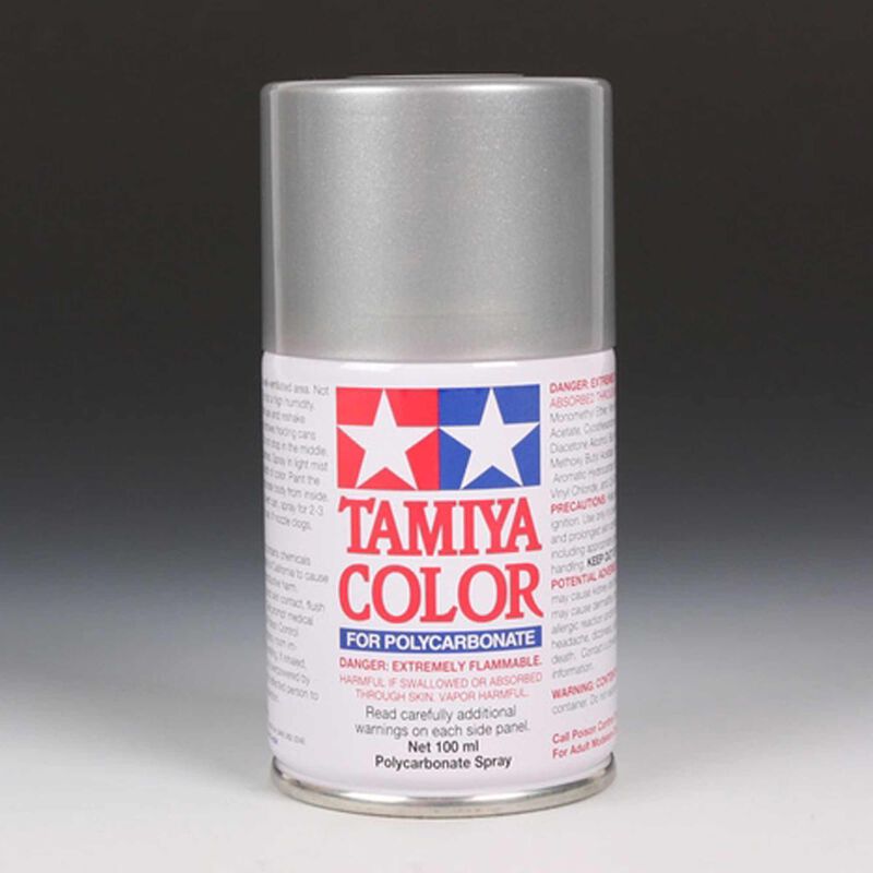 Tamiya Polycarbonate PS-41 Bright Silver Spray 100 ml - TAM86041