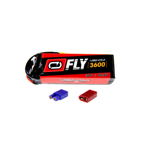 22.2V 3600mAh 6S 30C FLY LiPo Battery: UNI 2.0 Plug
