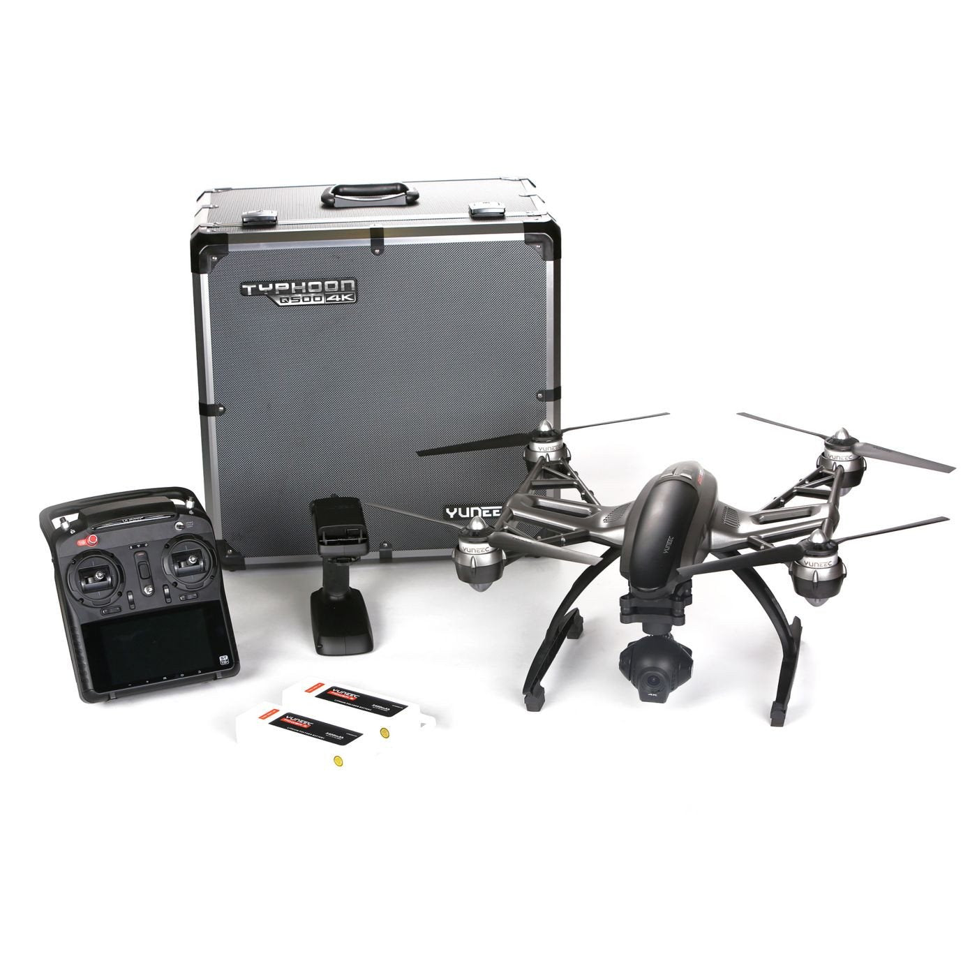 Q500 4K RTF with ST10+, CGO3, 2 Battery, SteadyGrip, Case