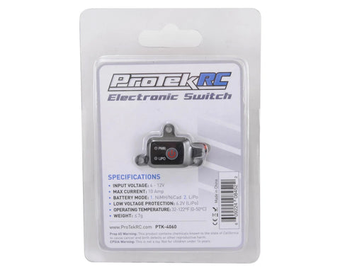 PTK-4060 ProTek RC Electronic Switch w/Voltage Cutoff