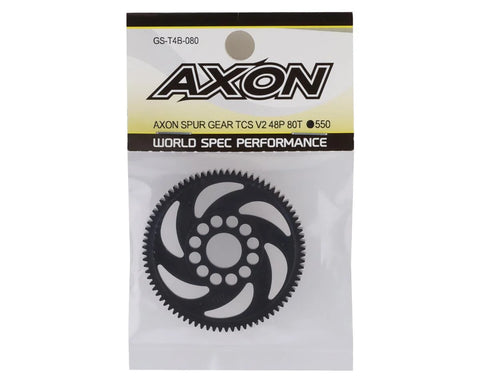 Axon TCS V2 48P Spur Gear (80T) - AXOGS-T4B-080
