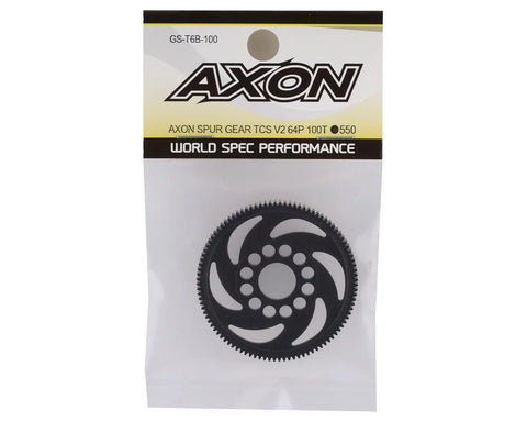 Axon TCS V2 64P Spur Gear (100T) - AXOGS-T6B-100