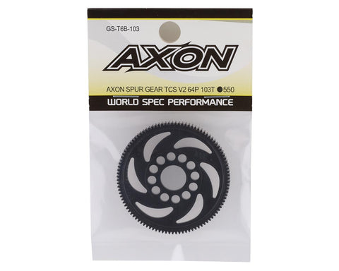 Axon TCS V2 64P Spur Gear (103T) - AXOGS-T6B-103