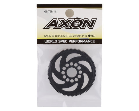 Axon TCS V2 64P Spur Gear (111T) - AXOGS-T6B-111