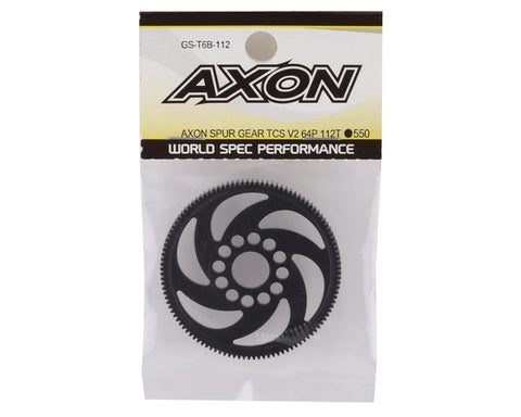 Axon TCS V2 64P Spur Gear (112T) - AXOGS-T6B-112