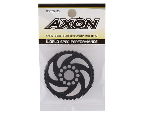 Axon TCS V2 64P Spur Gear (113T) - AXOGS-T6B-113