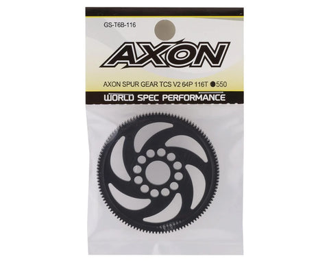 Axon TCS V2 64P Spur Gear (116T) - AXOGS-T6B-116