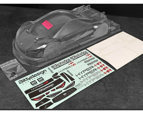 Bittydesign HYPER HR 1/10 Touring Car Body (Clear) (190mm) (Light Weight) - BDYTC-190HYPHR