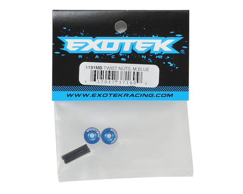 Exotek M3 Twist Nut (Medium Blue) - EXO1191MBL