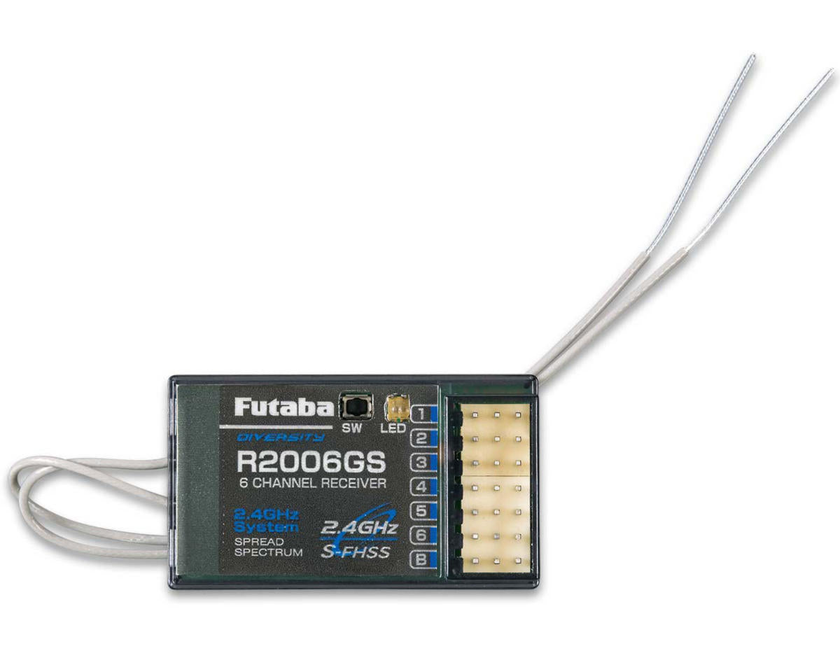 Futaba R2006GS 2.4GHz S-FHSS 6 Channel Air/Heli Receiver - FUT01102200-3