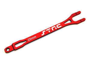 Aluminum Pro Racing Battery Strap, Red, for Traxxas Slash