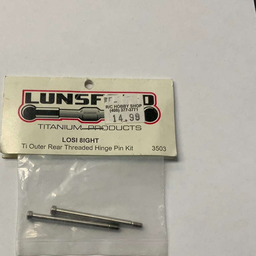 Lunsford racing titanium products #3503