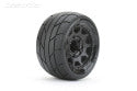 JKO2704CBMSGNB3   1/10 ST 2.8 Super Sonic Tires Mounted on Black Claw Rims, Medium Soft, 14mm Hex, for Arrma