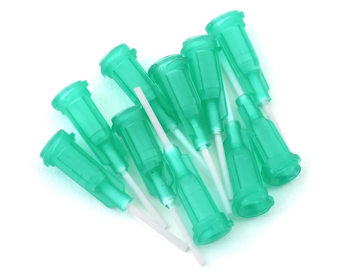 JConcepts RM2 Medium Bore Glue Tip Needles (Green) (10) - JCO8124