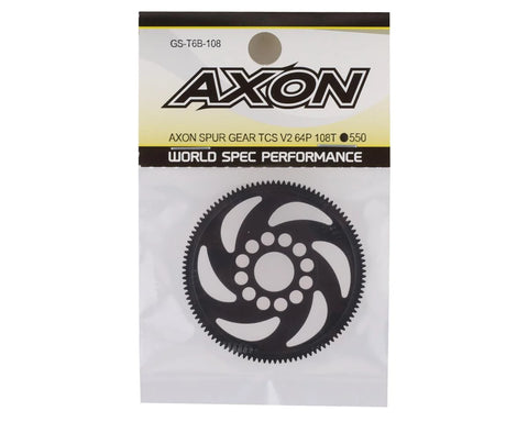 Axon TCS V2 64P Spur Gear (108T) - AXOGS-T6B-108