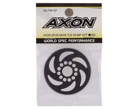 Axon TCS V2 64P Spur Gear (107T) - AXOGS-T6B-107