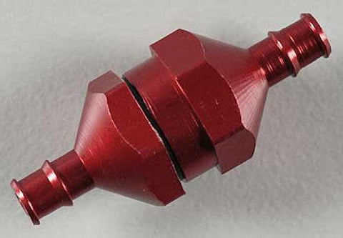 Dubro Standard In-Line Fuel Filter Red